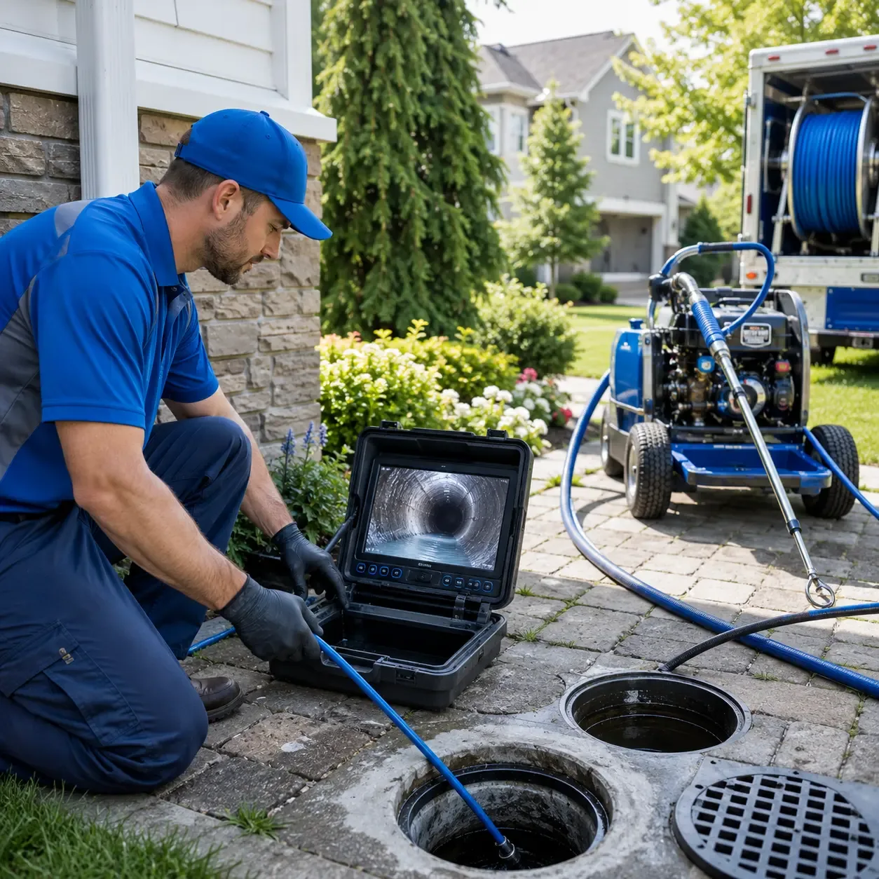 Outdoor drain cleaning professionals serving Stockport, OH